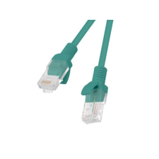 Lanberg UTP CAT5e patch kábel 20m zöld (PCU5-10CC-2000-G) kábel és adapter