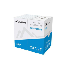 Lanberg - UTP Cat5E patch kábel 305m - LCU5-10CC-0305-S kábel és adapter