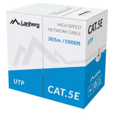 Lanberg UTP CAT5e Patch kábel 305m Piros kábel és adapter