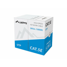 Lanberg UTP Cat5e Patch kábel 305m Szürke kábel és adapter
