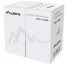 Lanberg UTP Összekötő Szürke 305m LCU5-12CU-0305-S kábel és adapter