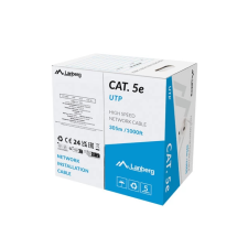 Lanberg UTP Összekötő Szürke 305m LCU5-15CC-0305-S kábel és adapter