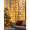  Lánc MagicHome Karácsony Curtain, 160 LED meleg fehér, 230 V, 50 Hz, 8 funkció, időzítés, megvilágít