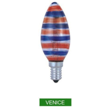 Landlite 1db színes izzó VENICE 25W, E14 karácsonyfa izzósor