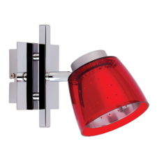 Landlite FELIX G929-1R falra szerelhető spotlámpa (piros), G9 foglalattal világítás