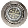 Landlite LED, GU10, 3x1,5W, Ø79mm, billenő, króm, spot lámpa szett (KIT-60A-3)