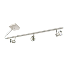 Landlite MW-5407 / 3C modern matt króm mennyezeti lámpa 3xGU10 50W 230V világítás