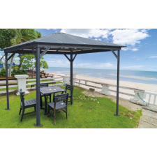 LanitPlast kerti pavilon LANITPLAST 33 antracit + bronz PC LG2454 kerti bútor