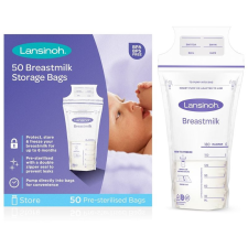 Lansinoh Breastfeeding Breastmilk Storage Bags zacskó anyatej tárolásához 50 db anyatej tároló