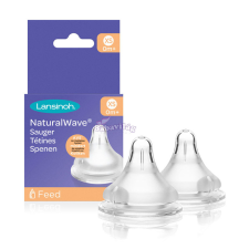  Lansinoh etetőcumi extra lassú folyású 2db cumi