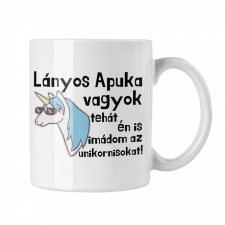 Lányos apuka vagyok - Fehér Bögre bögrék, csészék