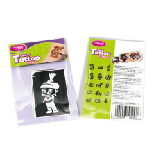  Lányos mese sablon szett 15 db csillámtetoválás