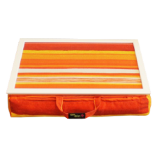  Laptoptartó Párna Narancssárga Csíkos lakástextília