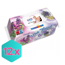  Lara Nedves Törlőkendő, alkoholmentes, parabénmentes Levendula illatú KARTON - 12 db tisztító- és takarítószer, higiénia