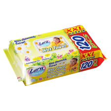 Lara nedves törlőkendő XXL 120db Fedeles - Kamilla tisztító- és takarítószer, higiénia