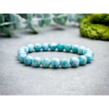  Larimar Delfinkő Karkötő - Kézzel készített ásványékszer karkötő