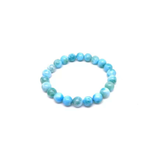 Larimar golyó karkötő 7-8mm karkötő
