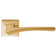 Lartech-Maestro Mandelli Astrid Négyzetrozettás Ajtókilincs Szatén Súrolt Réz BB zár és alkatrészei