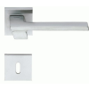 Lartech-Maestro Mandelli Jet Négyzetrozettás Ajtókilincs Szatén Króm Felület PZ