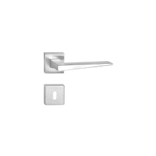 Lartech-Maestro Pop Kilincsgarnitúra Négyzetrozettás Szatén Króm Felület WC zár és alkatrészei