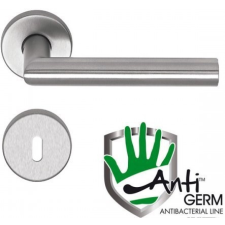 Lartech-Maestro Thema Antigerm Körrozettás Ajtókilincs Rozsdamentes Inox WC zár és alkatrészei