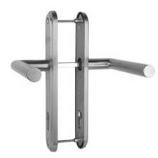 Lartech-Maestro Universalal Biztonsági Szatén Króm Pajzs 92 mm Cillinder zár és alkatrészei