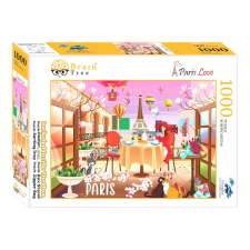 Lászka párizsból puzzle 1000 darab puzzle, kirakós