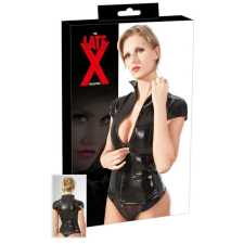LATE X LATEX - cipzáros, rövidujú női felső (fekete) (XS) bőr, lakk, latex eszköz