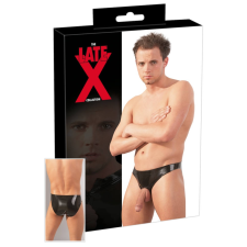 LATE X LATEX - showmaster - férfi alsó (fekete) bőr, lakk, latex eszköz
