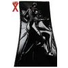 LATE X Latex vákuumágy - fekete
