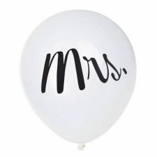  Latex lufi – Esküvő – MRS felirattal party kellék