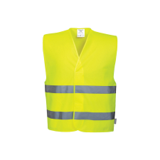 Láthatósági mellény PW C474 L-XL sárga láthatósági ruházat
