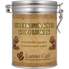 Latino Café Kopi Luwak Cibet kávé fémdobozban, 200 g kávé
