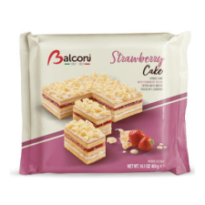 LATINUM ZRT Balconi torta 400g Strawberry-Epres csokoládé és édesség