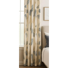 Látvány Textil Kft Dekor árnyékoló sötétítő függöny drapp antracit mintás 140x130cm lakástextília