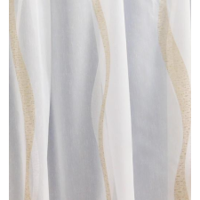 Látvány Textil Kft Fehér sable kész függöny középbarna hullámos 90x90cm lakástextília