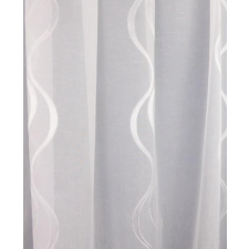 Látvány Textil Kft Fehér voila-sable kész függöny fehér hullám minta Emma 175x260cm lakástextília