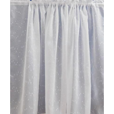 Látvány Textil Kft Noppos fehér sable vitrage függöny 50x160cm lakástextília
