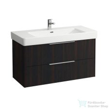 Laufen Base 101x44 cm-es 2 fiókos alsószekrény H813966 mosdóhoz,sötétbarna szil H4024521102631 fürdőszoba bútor