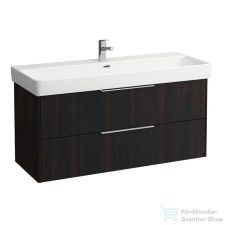 Laufen Base 116x44 cm-es 2 fiókos alsószekrény H814965 mosdóhoz,sötétbarna szil H4024921102631 fürdőszoba bútor