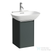 Laufen Base 31,7x33,9x51,5 cm-es 1 ajtós alsószekrény eloxált alumínium fogantyúval,H815302 mosdóhoz,balos,Traffic Grey H4030211102661