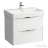 Laufen Base 66,5x44 cm-es 2 fiókos alsószekrény H810967 mosdóhoz,matt fehér H4023321102601