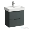 Laufen JUNA 57x36 cm alsószekrény, 2 fiók, PRO S H818959 mosdóhoz, Traffic Grey H4114821092661