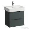 Laufen JUNA 57x40 cm alsószekrény, 2 fiók, VAL H810283 mosdóhoz, szürke H4115921092661