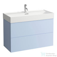 Laufen Kartell 98,4 cm széles két fiókos alsószekrény H810337 mosdóhoz,Grey Blue H4076320336451 fürdőszoba bútor