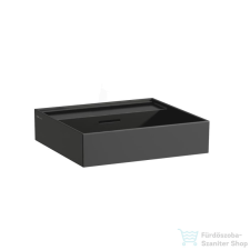 Laufen Kartell By Laufen 50x46 cm-es mosdó csaplyuk nélkül,Graphite matt H8103327581091 szaniter