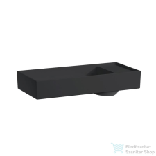 Laufen Kartell By Laufen 75x35 cm-es mosdótál csaplyuk nélkül,matt fekete H8123327161121 szaniter