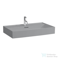 Laufen Kartell By Laufen 80x46 cm-es mosdó 1 csaplyukkal,Matt szürke H8103367591041 szaniter