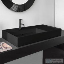 Laufen Kartell By Laufen 90x46 cm-es mosdó 1 csaplyukkal,matt fekete H8103387161111 szaniter