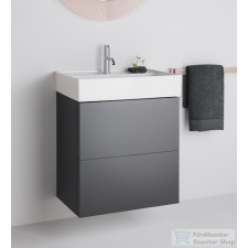 Laufen Kartell By Laufen alsószekrény két fiókkal pala szürke színben H4075690336421 ( 407569 ) fürdőszoba bútor
